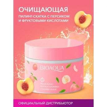 Пилинг-скатка для лица и тела с экстрактом персика BIOAQUA Peach Fruit Acid Exfoliating Cream 140 гр Пилинг-скатка для лица и тела с экстрактом персика BIOAQUA Peach Fruit Acid Exfoliating Cream 140 гр
